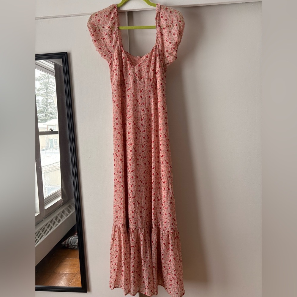 Urban Outfitters Pink Floral Maxi Dress - Picture 4 of 8